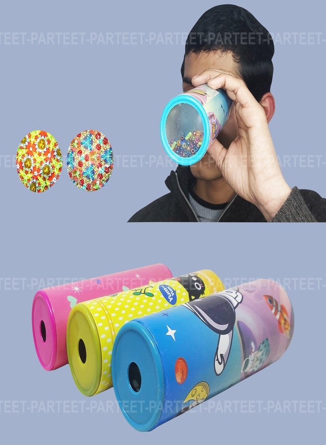 PARTEET Birthday Party Return Gifts - Pack of 2Pcs Fun Magic Big Size Kaleidoscopes - Children Educational Science Toy,Plastic.Multicolor - Image 2